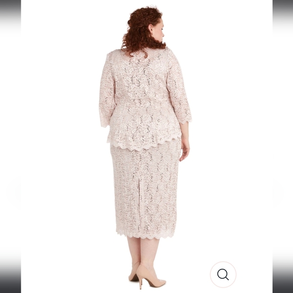 R&M Richards plus size floor length evening gown - Picture 2 of 16